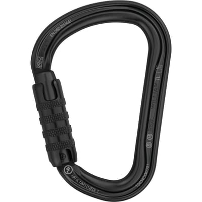PETZL WILLIAM TRIACT-LOCK BLACK – Lichtgewicht asymmetrische karabiner 27 KN