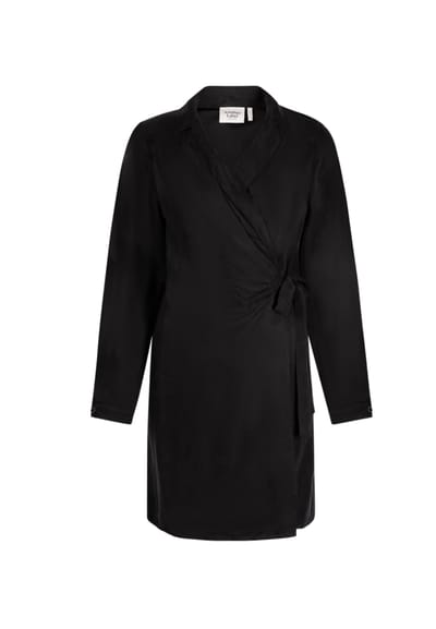 Another Label Milou Dress Long Sleeve Black Maat: S | Blousejurken Outlet | Dames | Zwart