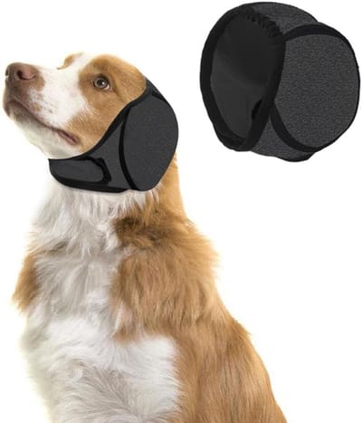Ear muffs voor honden - waterdicht en verstelbaar - geluidsbescherming voor kleine, middelgrote en grote honden - puppy's, katten, verzorgen, baden en zwemmen