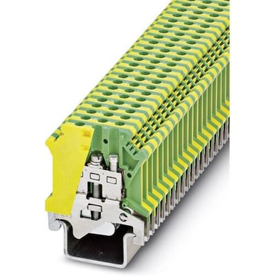 Phoenix Contact 0446017 Aardklem 3-etages 6.2 mm Schroeven Groen, Geel 50 stuk(s)
