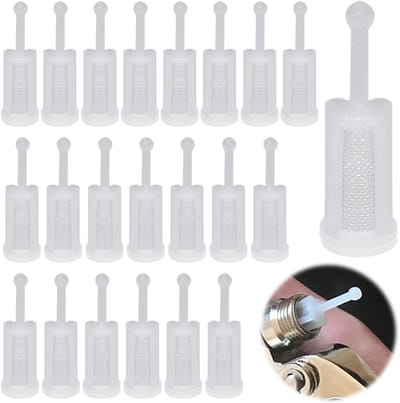 50 Stuks Universele Gravity Spray Kleurfilters - Wegwerp HVLP Filters met Fijn Gaas voor Spuitpistolen en Verftoepassingen