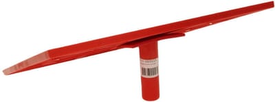 HASSAN Spaarbord - Raapbord - Schuine Greep -kunstof- rood - 44 x 36 cm