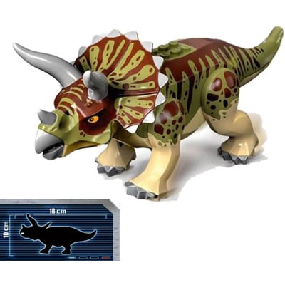 Grote Uitverkoop!!! Jurassic Park World Dinosaurussen Indoraptor Triceratops Indominus Rex T-Rex Model Bouwstenen Speelgoed Voor Kinderen wit