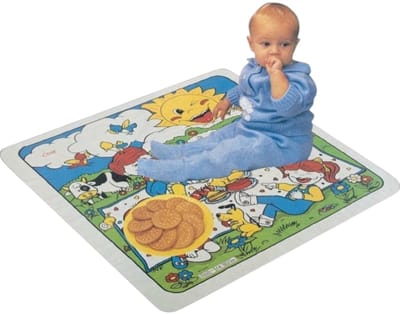 Redbox speelmat - Boerderij Speelkleed - Groen / Multicolor - Kunststof - 90 x 90 cm - Large play mat - NO. 23125 - baby's - Peuter - Verschoonmat - handig voor onderweg
