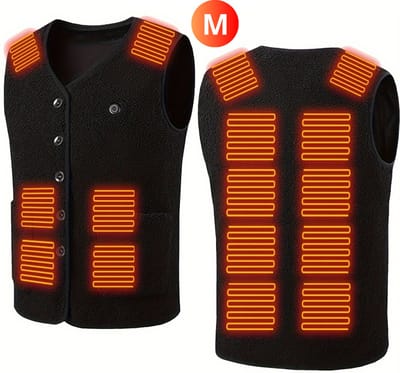Nivard Verwarmde Bodywarmer - Heated Vest - Elektrische Bodywarmer - Jas - Oplaadbaar - Heren - Maat M - 3 Standen