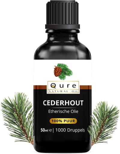 Cederhout Olie 50ml | 100% Puur & Onbewerkt | Geurolie | Cederhoutolie Etherische Olie voor Huid, Haar en Aromatherapie