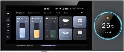 Slimme Paneelbesturing voor WLAN-Zigbee Apparaten - 6-Nens Touchscreen Bediening