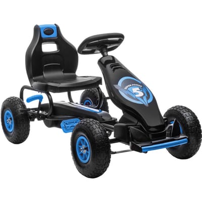 4goodz Skelter trapauto met luchtbanden 370-256v00bu blauw