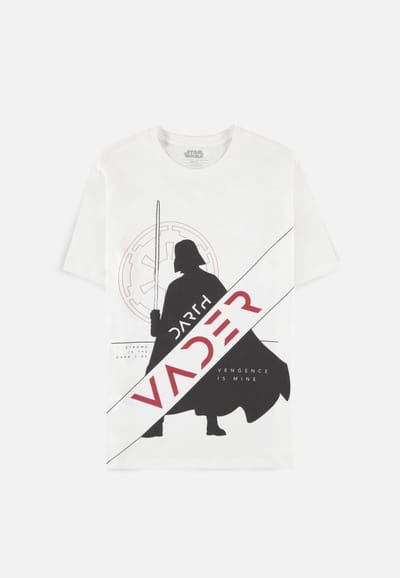 Star Wars Heren Tshirt -M- Obi-Wan Kenobi - Darth Vader Wit