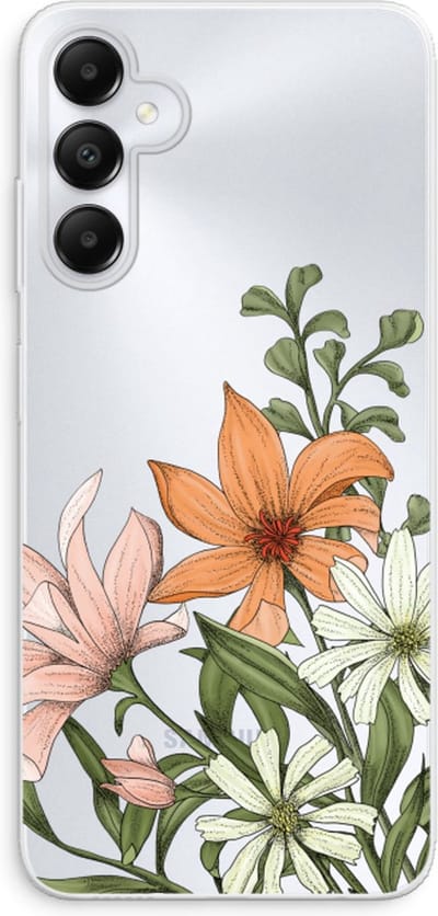 Case Company® - Hoesje geschikt voor Samsung Galaxy A05s hoesje - Floral bouquet - Soft Cover Telefoonhoesje - Bescherming aan alle Kanten en Schermrand