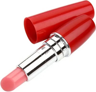 Lipstick Vibrator I Mini Vibrator I Lippenstift Vibrator voor Vrouwen I Clitoris en G Spot Stimulatie I Rood