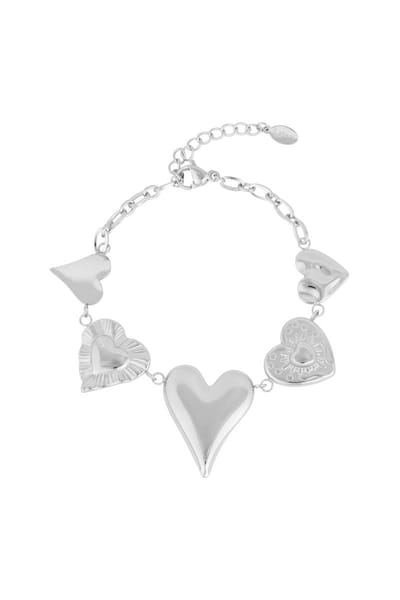Goudlief give me all your love armband - Roestvrijstaal - Verkleurt niet