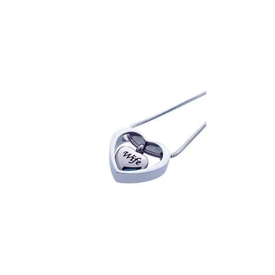 Aramat Jewels | Gedenkhangers | Stalen Ashanger Hart in Hartje – Zilver of Rosé 20x20mm Gedenksieraad | Zilverkleur-Rosékleur-2cm | |20mm | Staal | Volwassenen | Verkleurd niet