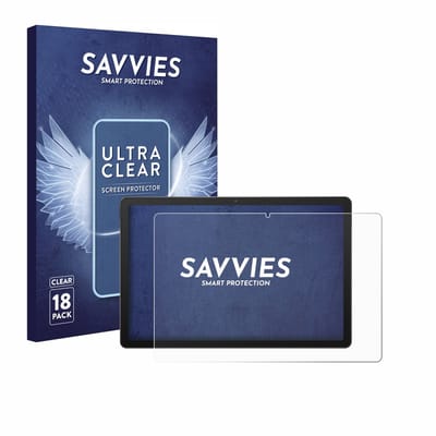 Savvies - Screenprotector voor Sunmi CPad 8.7" - Folie Beschermfolie transparant 18 Stuks