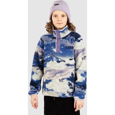 Columbia Helvetia II Printed Snap Kids Half-Zip Fleece Trui