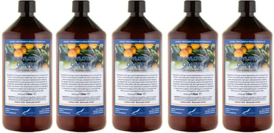 Bodylotion Orange 1 Liter - set van 5 stuks - Voordeelverpakking
