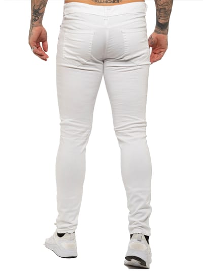 Enzo | Skinny gescheurde jeans voor heren