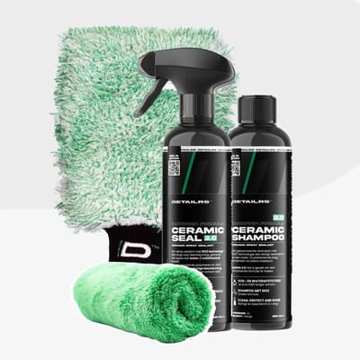 Detailrs Ceramic Wash & Protect - Autowax - Keramische Autowax - Autoshampoo - Auto Wax - Incl. Microvezeldoek - Car Detailing - Auto Wassen - 1L