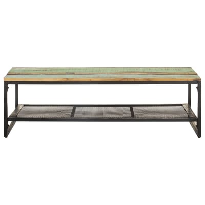 vidaXL Salontafel 110x60x35 cm massief gerecycled hout