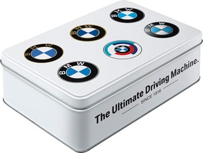 Tinnen Blik Flat BMW Logo Evolution