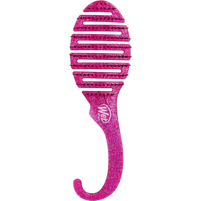 Wet Brush - original detangler - haarborstel voor in de douche - ophanghaak - Glitter Paars