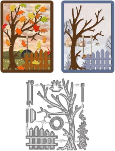 Snijmallen herfst bos - Carbon staal snijmal - Unieke patronen voor DIY scrapbooking - ShopVlot