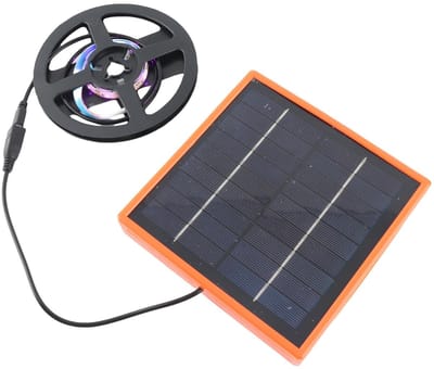 OmGoods - Dailygoody - Solar LED Grow Light - Zonne-energie - Duurzaam en Draagbaar - Volledig Spectrum - Plantverlichting - Voor Binnen en Buiten - 5W