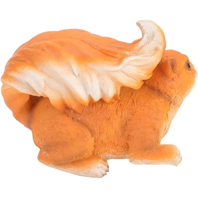 Hars Eekhoorn Beeldje Standbeeld Tuinlandschap Decoratie Dieren Ornamenten voor Schilderachtige Plekken Binnenplaatsen Klimbomen beige