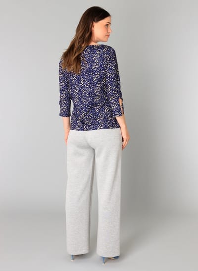 YEST Bryn Tops - Dark Navy/Multi Colo - maat 34