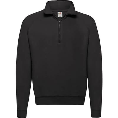 Sweater met ritskraag Fruit of the Loom Classic