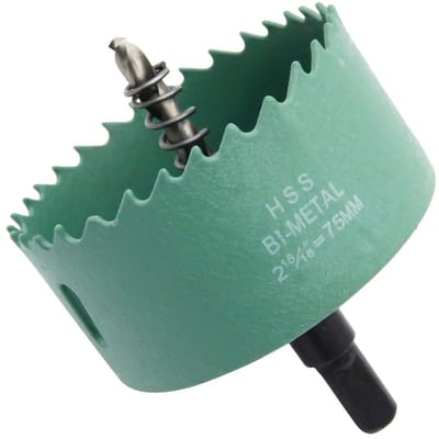 Dailygoody - Hole Saw - Bimetalen boor - Professionele kwaliteit - 75mm - Geschikt voor hout en kunststof - Snelle en nauwkeurige snedes - Duurzaam en...