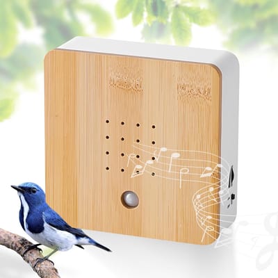 Solacis Vogelgeluiden huisje met sensor - Vogelhuisje met geluid - Vogelgeluiden huisje voor op toilet - Geluid voor op WC - Vogelgeluiden huisje - Must have voor op uw toilet!