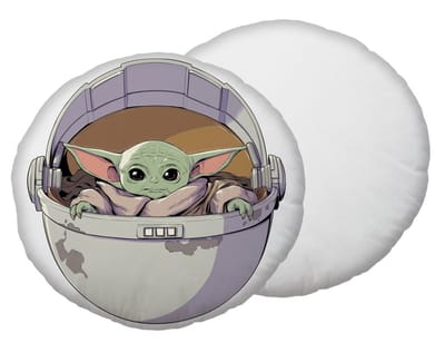 Star wars 'Baby Yoda' sierkussen 40 cm rond