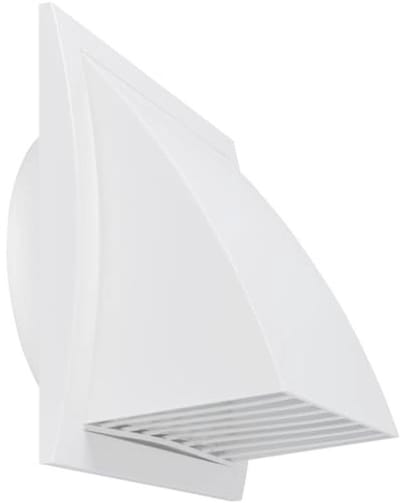 Afvoerafzuigkap met regenbescherming en tochtluiken - Ventilatieoplossing voor binnen en buiten - Ø 150 mm