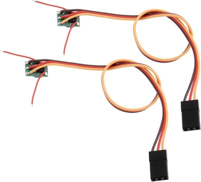 2 Stuks RC Micro Brushed Motor ESC Tweeweg Snelheidsregelaar 1A 5V voor Mini RC Auto's en Vliegtuigen