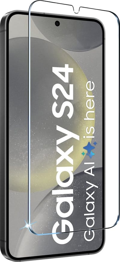 BixB screenprotector geschikt voor Samsung Galaxy S24 - gehard glas Tempered Glass