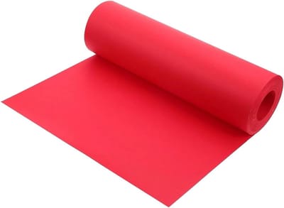 Boeket inpakpapier - Bloemenpapier Kraft - Bloemen Verpakken - Scheurvast Materiaal - 38 cm x 10 m - Rood