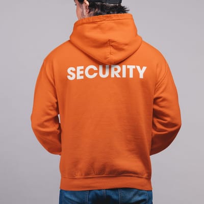 Oranje EK WK & Koningsdag Hoodie Security XS