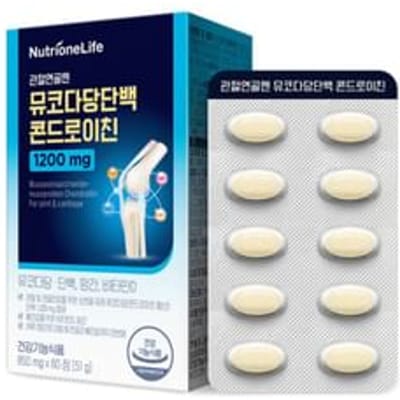 NutrioneLife Mucopolysaccharide-Mucoprotein Chondroitin For Joint & Cartilage 850mg x 60 tablets