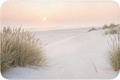 Badmat 90x60 cm - Antislip - Horizon - Duinlandschap - Zand - Badmatten voor badkamer - Badkamermat - Douchemat - Badkamer mat