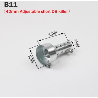 35mm 42mm 45mm 48mm 51mm 60mm Motorfiets Uitlaat Katalysator DB Killer Silencer Noise Sound Eliminator voor Akrapovic voor SC