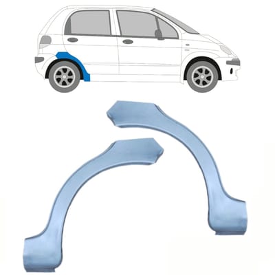 Reparatiepaneel achterspatbord voor Daewoo Matiz 1998-2008 / Links + Rechts