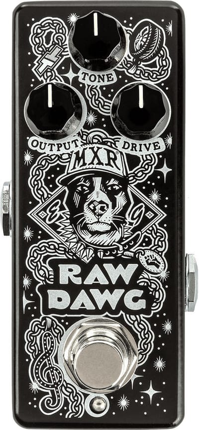 MXR EG74 Raw Dawg Overdrive met gebalanceerde midrange en extra gain