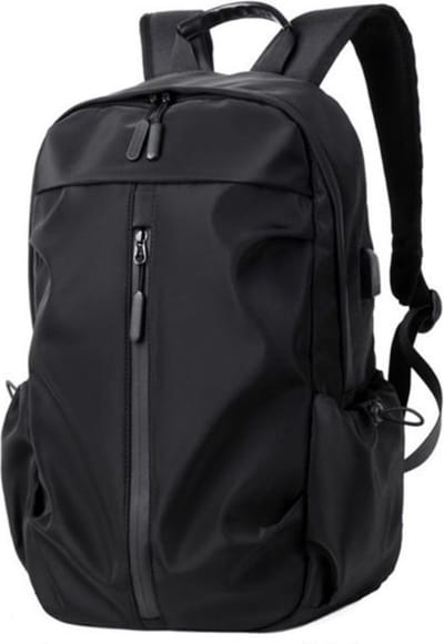 Lichte Waterafstotende Laptoprugzak 14 Inch – Met USB-oplaadpoort | Ideaal voor School, Werk & Reizen