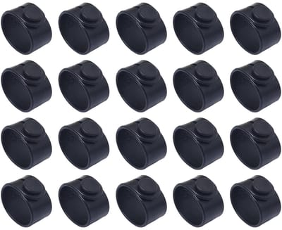 MTTproducts - Rubber Cable Ties - Flexibele Kabelorganisatoren - Kabelbeheer voor Motoren - Organiseren van Kabels - Multi-pack van 20 stuks - Ideaal v...