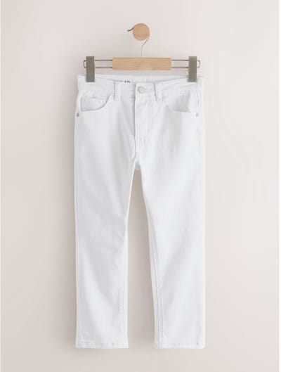 Next - Jongens - Stretchjeans met standaard pasvorm - Wit