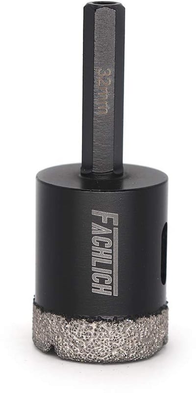 Diamantboor 32 mm - Tegelboor en Gatenzaag voor Graniet, Marmer, Porselein en Keramiek