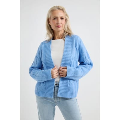 Josephine & Co Aidan Cardigan French Blue Size: M | Cardigans Outlet | Dames | Blauw