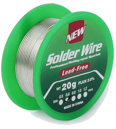 Loodvrije soldeertin 0.6 mm 20 g - Ideaal voor elektronisch laswerk