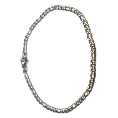 Aramat Jewels | Armbanden | Stalen Figaro Armband 3mm vrouw | | | |3mm | Staal | Volwassenen | Verkleurd niet